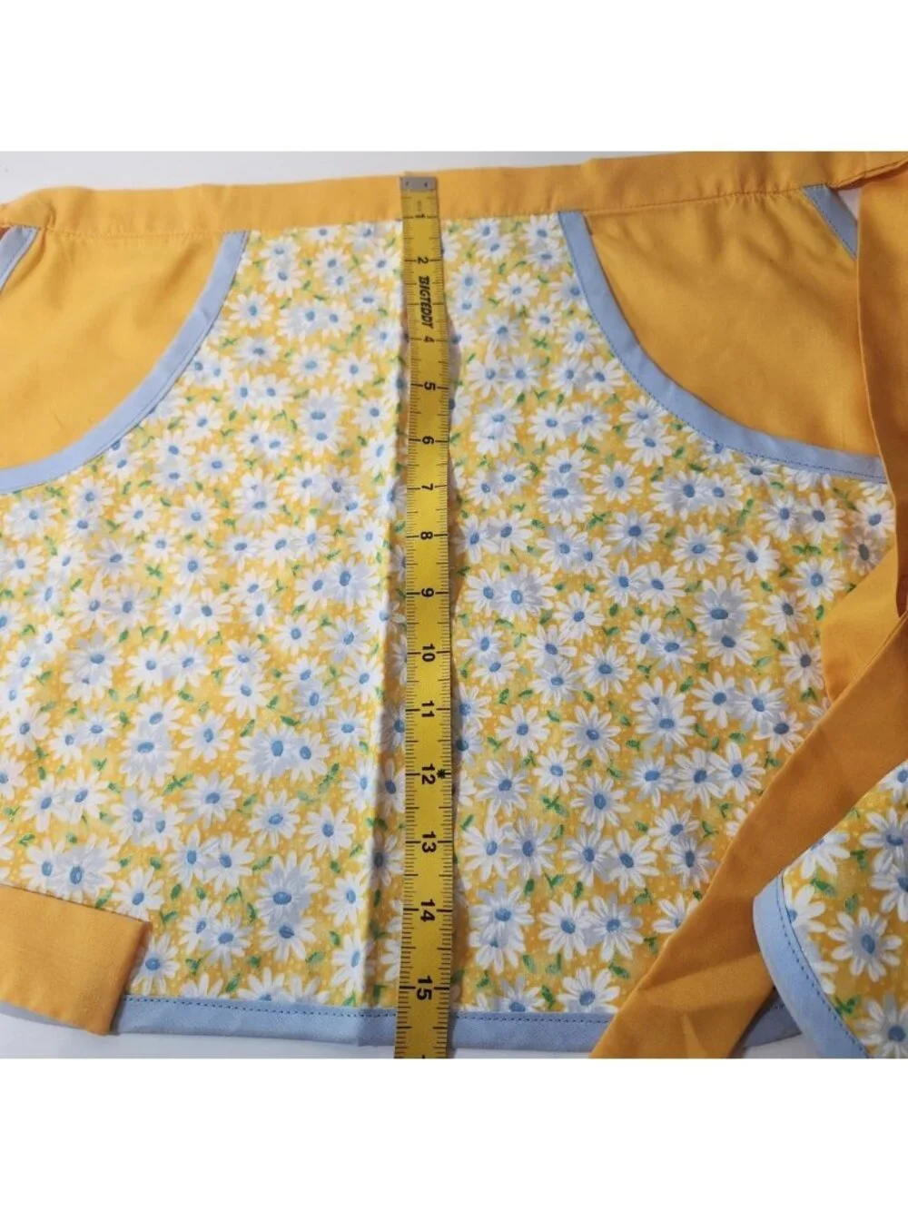 Stunning Mother and Me Handmade  Floral Daisy Half Apron Set Cottagecore Retro